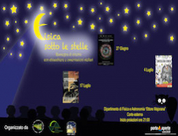 Al via la rassegna Fisica sotto le Stelle