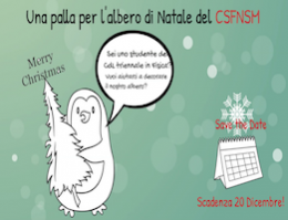 Lanciato il contest: una palla per l'albero di Natale del CSFNSM